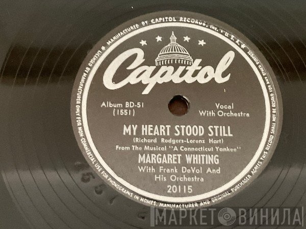 Margaret Whiting - My Heart Stood Still / This Can’t Be Love 