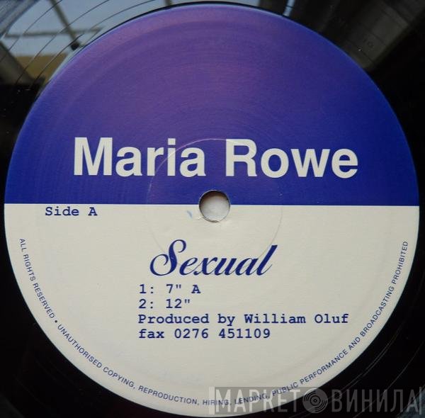 Maria Rowe  - Sexual