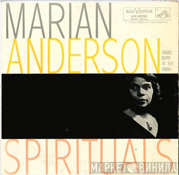 Marian Anderson With Franz Rupp  - Spirituals