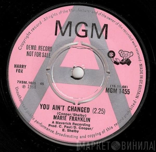 Marie Franklin - You Ain't Changed