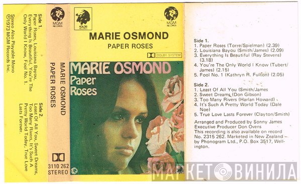 Marie Osmond  - Paper Roses