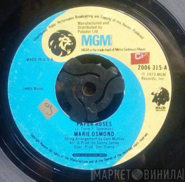 Marie Osmond  - Paper Roses