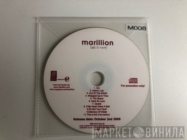 Marillion  - Less Is More