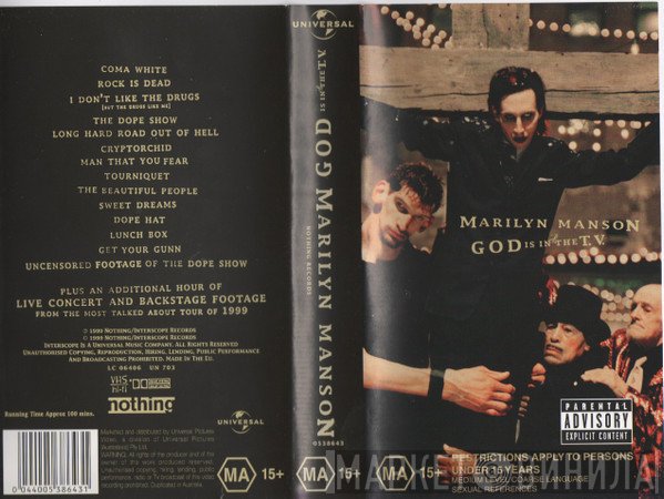 Marilyn Manson  - God Is In The T.V.