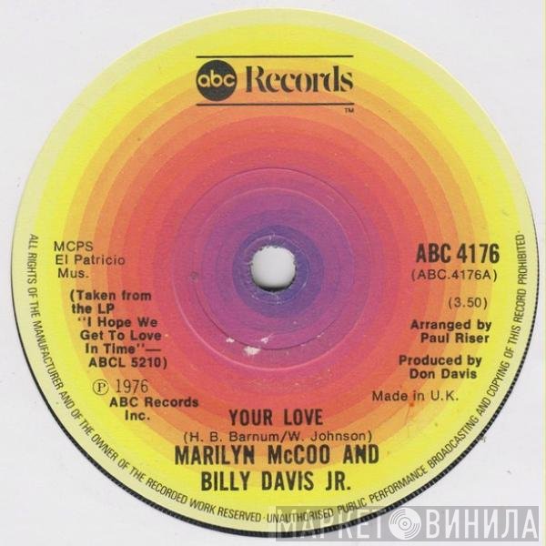 Marilyn McCoo &amp; Billy Davis Jr. - Your Love
