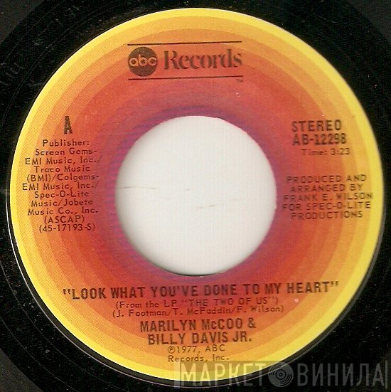 Marilyn McCoo & Billy Davis Jr. - Look What You've Done To My Heart
