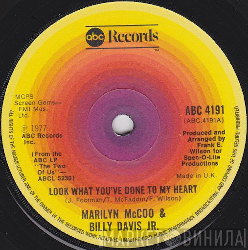 Marilyn McCoo & Billy Davis Jr. - Look What You've Done To My Heart