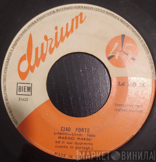 Marino Marini Ed Il Suo Quartetto - Ciao Porto