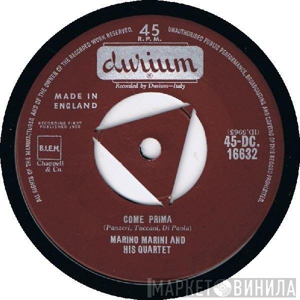 Marino Marini Ed Il Suo Quartetto - Come Prima / Volare (Nel Blu Dipinto Di Blu)
