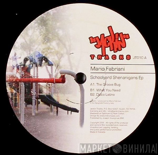 Mario Fabriani - Schoolyard Shenanigans EP