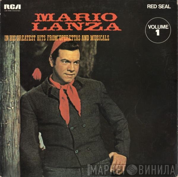 Mario Lanza - In His Greatest Hits From Operettas And Musicals - Volume 1