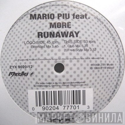 Mario Più Feat. More   - Runaway