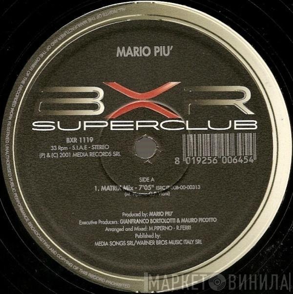 Mario Più - Matrix / Morpheus