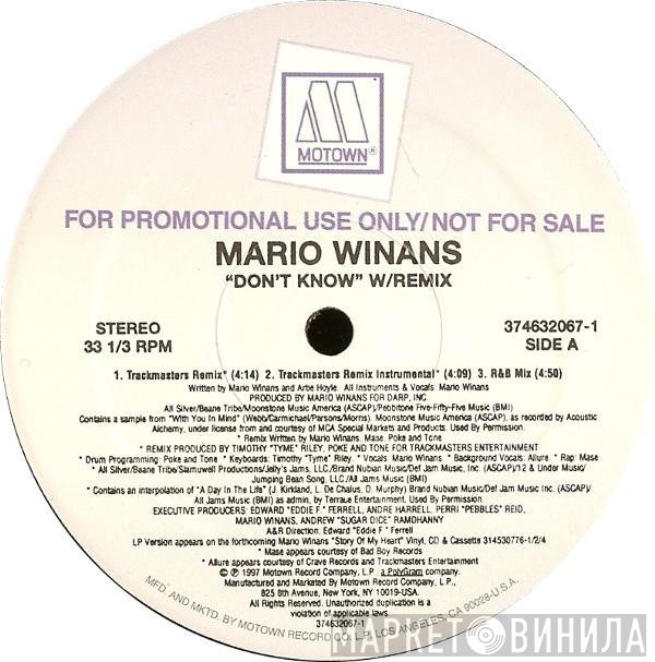 Mario Winans - Don't Know