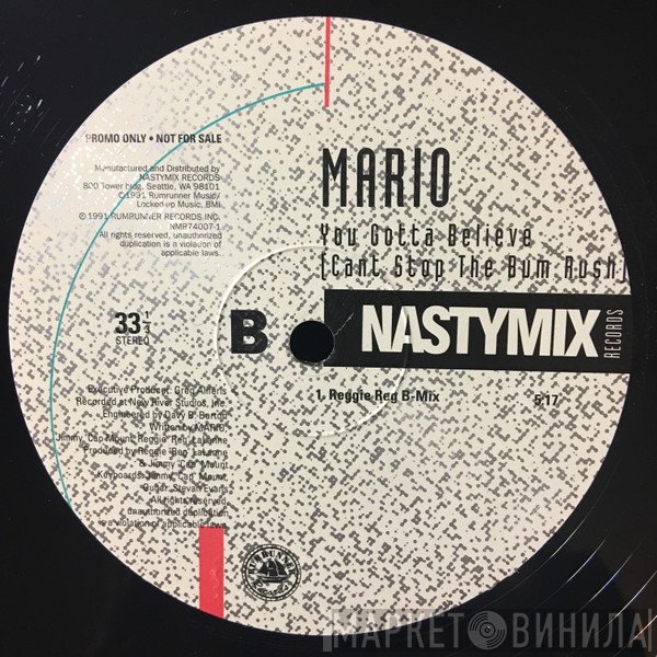 Mario  - You Gotta Believe (Cant Stop The Bum Rush)
