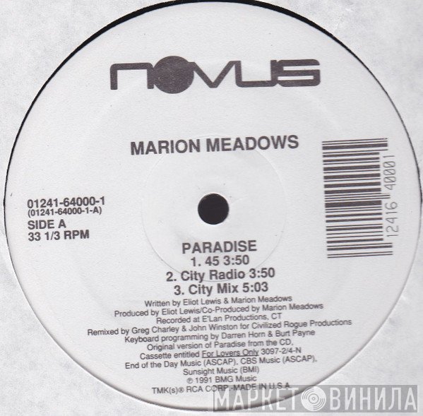 Marion Meadows - Paradise