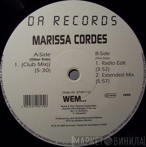 Marissa Cordes - Wem...