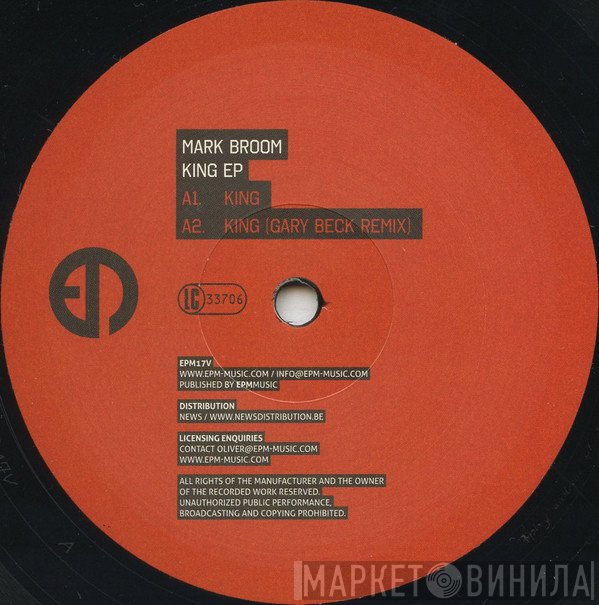Mark Broom - King EP