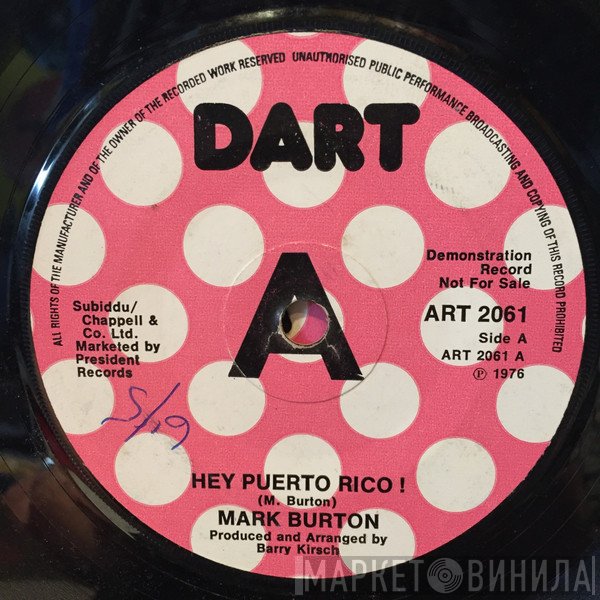 Mark Burton  - Hey Puerto Rico !