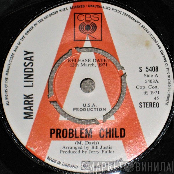 Mark Lindsay  - Problem Child