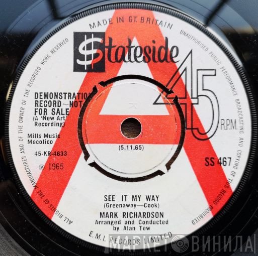 Mark Richardson  - See It My Way / Think