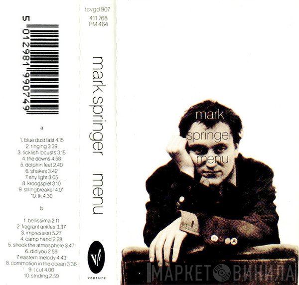 Mark Springer   - Menu