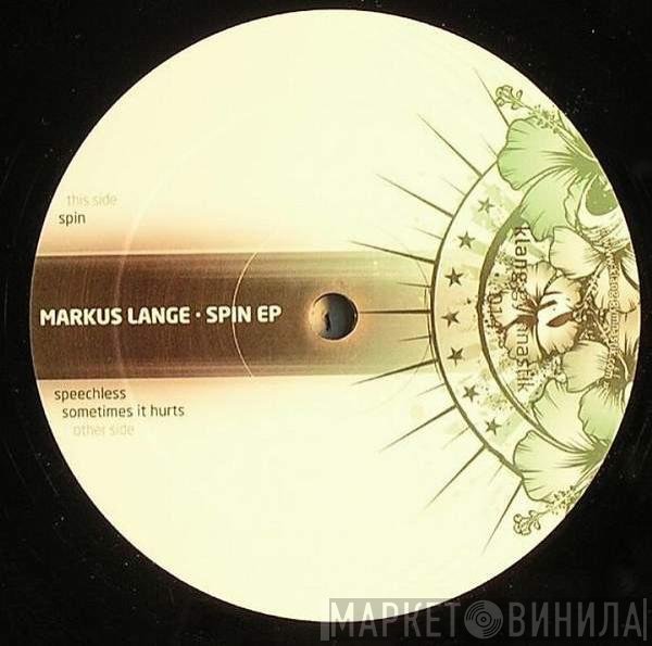 Markus Lange - Spin EP