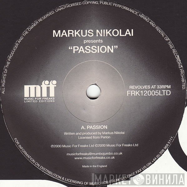 Markus Nikolai - Passion