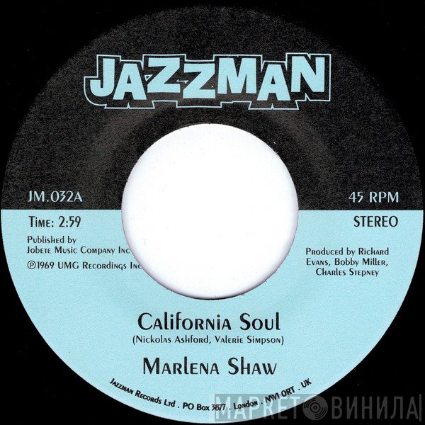 Marlena Shaw - California Soul / Wade In The Water