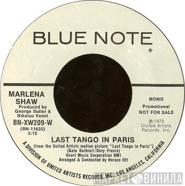 Marlena Shaw  - Last Tango In Paris