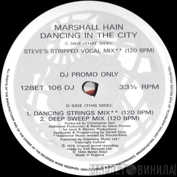 Marshall Hain - Dancing In The City