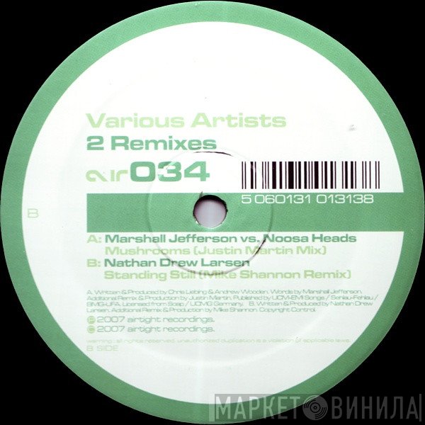 Marshall Jefferson Vs. Noosa Heads / Nathan Larsen  - 2 Remixes