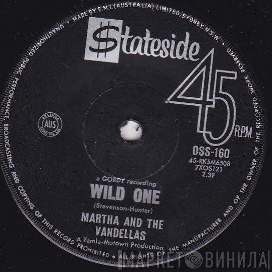 Martha Reeves & The Vandellas  - Wild One / Dancing Slow