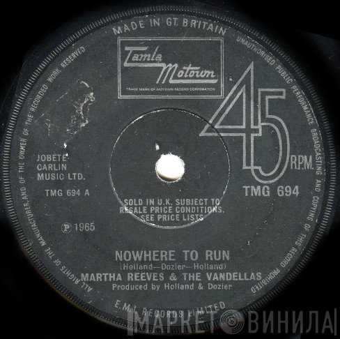 Martha Reeves & The Vandellas - Nowhere To Run