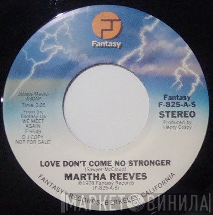 Martha Reeves - Love Don't Come No Stronger