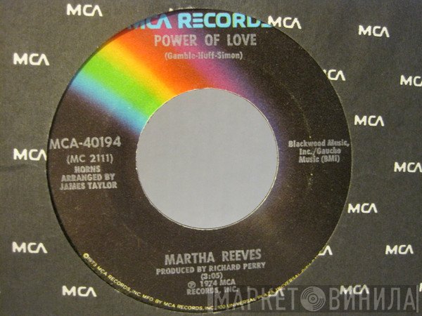 Martha Reeves - Power Of Love / Stand By Me