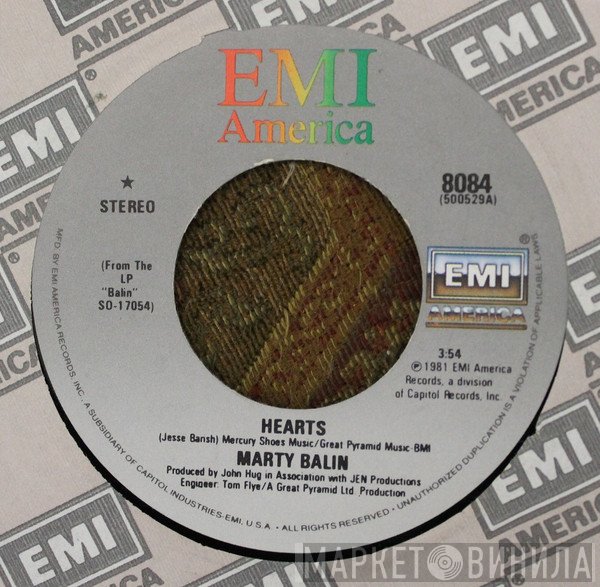 Marty Balin - Hearts / Freeway