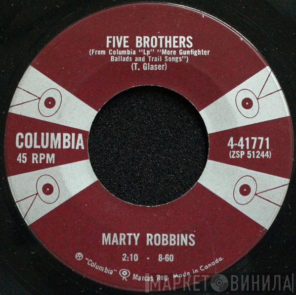 Marty Robbins  - Five Brothers / Ride, Cowboy Ride
