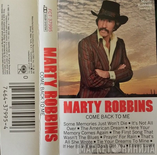 Marty Robbins  - Come Back To Me