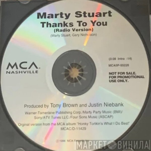 Marty Stuart - Thanks To You