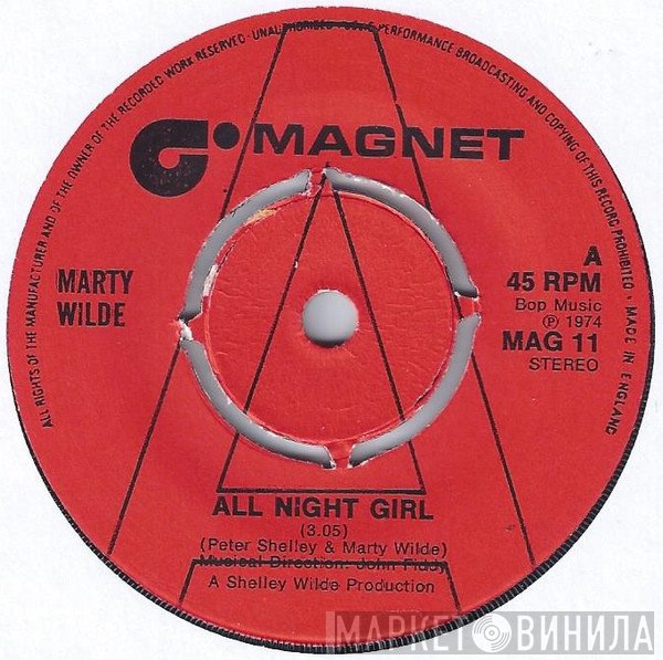 Marty Wilde - All Night Girl