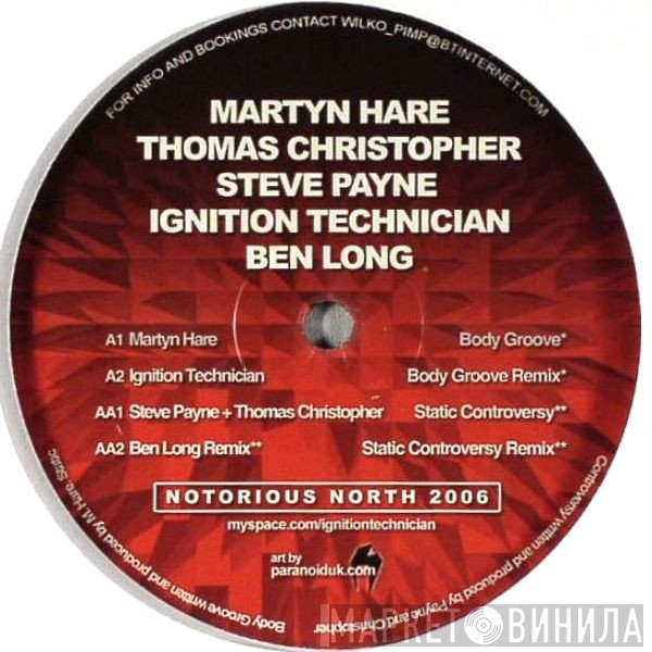 Martyn Hare, Thomas Christopher, Steve Payne, Ignition Technician, Ben Long  - Body Groove