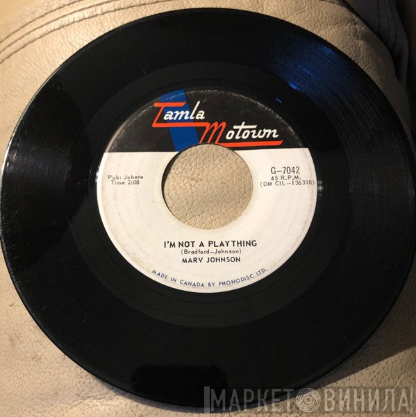 Marv Johnson - Why Do You Want To Let Me Go / I'm Not A Plaything