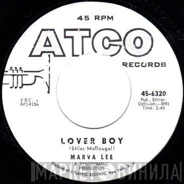 Marva Lee - Can't We Talk It Over / Lover Boy