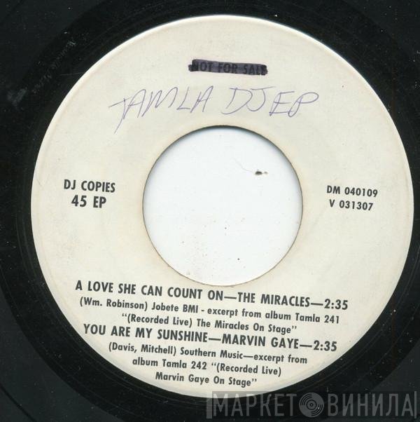 Marvin Gaye, The Miracles, Mary Wells, The Marvelettes - A Love She Can Count On / You Are My Sunshine / Locking Up My Heart / Bye Bye Baby