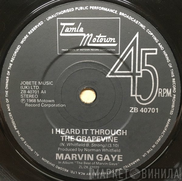 Marvin Gaye - I Heard It Through The Grapevine / Can I Get A Witness