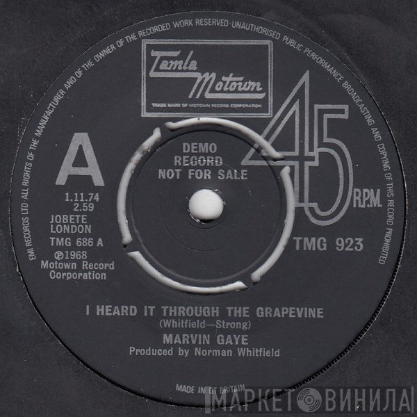 Marvin Gaye - I Heard It Through The Grapevine / Chained