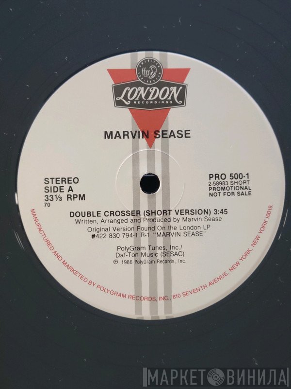 Marvin Sease - Double Crosser