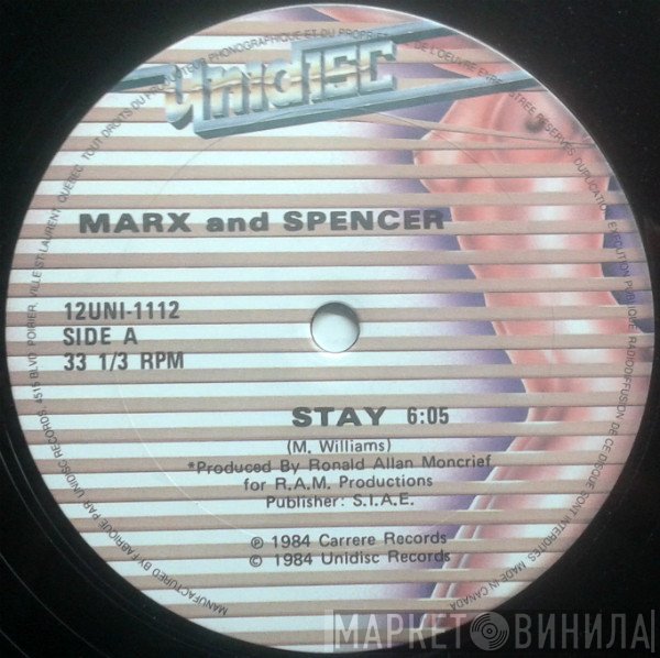 Marx & Spencer  - Stay