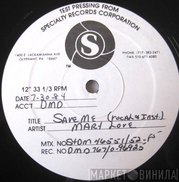 Mary Love  - Save Me